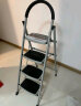 奥鹏 梯子家用四步折叠梯子加厚钢管铁梯宽踏板人字梯单侧工程梯 晒单实拍图