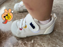 月星童鞋 日本制进口儿童帆布鞋 四季款手工制女宝宝学步鞋男童机能鞋 白色 内长12.5cm 适合脚长12cm 晒单实拍图