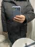 君羽羽绒服男女中长款800高蓬工装服派克服加厚防水鹅绒服 黑色 【800蓬白鹅绒】抗寒-35℃ 2XL | 充绒量394g 实拍图