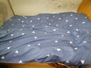 云瑾A类100%全棉被套单件纯棉宿舍被罩学生格子简约风 优漫日记灰 160*210cm单人 实拍图