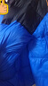 雪中飞童装儿童羽绒服2024新款男童女童中大童拼接面包羽绒服冬季外套 宝蓝 170 实拍图