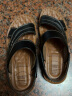 宜驰（EGCHI）凉鞋男士凉拖户外头层牛皮透气沙滩鞋 12129 黑色 40 实拍图