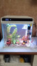 森森 超白玻璃智能一体小鱼缸HE-300款带水泵LED变色灯水温水族箱 实拍图