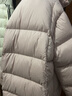 森马（Semir）90%鸭绒羽绒服女长款宽松显瘦冬季轻暖连帽外套防水109723113001 实拍图