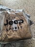 JEEP SPIRIT吉普工装裤男士裤子男秋冬季休闲裤男多口袋男裤 卡其色加绒 L 实拍图