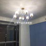 韵钰轻奢客厅欧式水晶吊灯现代简约大气餐厅卧室新款北欧全屋灯具套餐 套餐6 三室两厅（三色光源） 实拍图