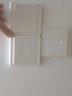 多高（ineless） 无线遥控开关面板免布线220v智能电灯家用双控随意贴卧室电源 白色一开：1个主开关+2个随意贴 实拍图