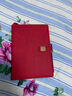 木雷 商务笔记本本子文具定制加厚带扣礼盒套装带笔磁扣可印logo记事本办公用品开会议工作日记本记录本 601-B5红色 实拍图
