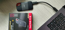 闪迪（SanDisk） 移动固态硬盘Type-c和USB3.2双接口电脑ipad外置扩容硬盘高速硬盘 E61 2T云墨黑【读取1050MB/s】 实拍图