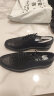 沙驰男鞋 新款男士皮鞋头层牛皮时尚鸵鸟纹休闲皮鞋商场同款 黑色 40 晒单实拍图