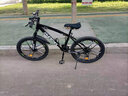 凤凰（Phoenix）山地自行车24/27速山地车26寸三套密封轴承碟刹新款公路越野男女 24寸-黑骑士 十刀一体轮 30速顺泰【三套密封轴承】 实拍图