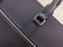 花花公子（PLAYBOY）男士手提包牛皮单肩包商务休闲横款男包公文包斜挎包笔记本大容量 实拍图