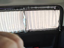 顺心 汽车窗帘遮阳帘铝合金双轨道式布窗帘专车定制防晒隔热遮光帘 7窗=6侧窗加尾窗[百叶银 铝合金] 专车定制-非尺寸问题不支持退货 实拍图