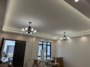 豪尊明 美式吊灯客厅灯具套餐简约现代led卧室灯餐厅灯大气铁艺全屋灯饰 8头 实拍图