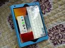 亖燚 苹果2021ipad保护套10.2皮套轻薄第九代全包8防摔9.7英寸air1支架mini6外壳 天蓝色（保护套+钢化膜） 2020款ipad 10.2寸(第八代） 实拍图