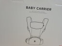 babycare多功能背带婴儿腰凳减震抱娃神器防滑四季通用 卡斯尔灰轻薄款 实拍图