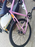 EG7死飞自行车成人山地车男实心胎活飞轻便单车超轻碟刹公路赛车女 顶配版-24寸备注颜色 实拍图