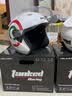 坦克（Tanked Racing）摩托车头盔3C四分之三盔T536四季防风B.Duck电动车安全帽男女 白色莫瓦【经典】【彩色镜片+透明镜片】 M（建议头围53-56cm） 实拍图