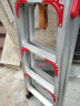 齐鲁安然 铝合金梯子【全加固 150CM】双侧折叠梯 1.5米梯子 人字梯 工程梯 仓库梯具 实拍图