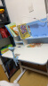 童博士儿童学习书桌椅套装多功能可升降中小学生桌椅子写字课桌久坐舒服 顶配款/3层高书架+双背护脊椅蓝 实拍图