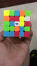 奇艺 四阶魔方 实色磨砂面 附教程手感顺滑专业比赛儿童玩具 四阶魔方+教程 实拍图