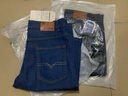 娴妃 【2件装】夏季薄款牛仔短裤男士宽松休闲大码工作裤直筒五分马裤 021深色+009浅蓝 【2件装】 29 码【腰围2尺2】95~105斤 实拍图
