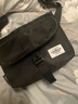 COMBACK时尚休闲简约多色学生情侣斜挎包 运动休闲时尚男女小包 曜石黑 实拍图