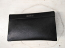 七匹狼品牌男士手拿包头层牛皮双拉链大容量多功能休闲潮真皮钱包 黑色 金属标  1A1623152-01 大号235*65*140mm 1A1623152 实拍图