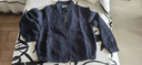 马登工装 美式复古休闲牛仔外套cityboy翻领男士教练夹克潮流痞帅秋季 深蓝色 (宽松偏大) S 实拍图
