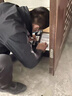 欧基 全自动指纹锁家用防盗门智能锁密码锁适用标准防盗门电子门锁 全自动门锁带电子猫眼监控 实拍图