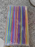 拾画一次性吸管100支 独立包装彩色可弯曲塑料吸管孕妇儿童吸管 晒单实拍图
