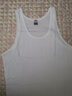 三枪背心男春夏纯棉弹力吊带打底汗衫宽松运动40支新疆精梳棉白色背心 【2件装】白+白 M (95) 实拍图