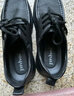 金猴男鞋春秋百搭通勤商务休闲羊皮皮鞋低帮透气耐磨单鞋男 黑色 41 实拍图