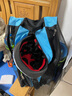 费斯骑行头盔护具轮滑儿童3-6-12岁男孩溜冰鞋女孩自行车护手护膝护肘 蓝色/涂鸦头盔+夜光护具 S码/约3-6岁/头围48-58cm) 实拍图