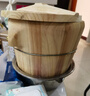 黄一府（HUANG YI FU）天然精选优质杉木家用蒸饭木桶原木蒸子木桶饭大小蒸米饭甑子 21厘米(提手盖子款.蒸1.5斤米) 实拍图