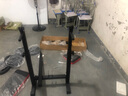 康斯特（KANGSITE）卧推架家用可折叠多功能一体架 举重床杠铃套装健身器材杠铃架子 平推款+60kg三孔手抓杠铃 实拍图