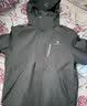 骆驼（CAMEL）冲锋衣女三合一外套早秋新款拼色防风防水户外登山服装男 4X幻影黑,男女同款 XL 实拍图