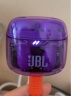 JBL TUNE FLEX 小晶豆真无线蓝牙耳机 半入耳音乐耳机 主动降噪运动防汗 苹果安卓手机通话耳机 紫色 实拍图