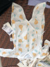 童泰夏季0-6月男女婴儿新生宝宝衣服纯棉连体衣 TS31J288 黄色 59 晒单实拍图