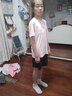 361°童装男女童短袖针织衫夏季新款速干儿童休闲T恤中大童冰爽上衣 本白1204-男女童 160 cm 实拍图