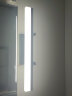 炬胜卫生间镜前灯  防水防雾浴室卫生间镜柜灯北欧梳妆台灯可伸缩镜灯 黑色40cm-9W三色光 实拍图