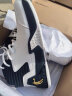 乔丹QIAODAN男鞋磨砺篮球鞋春季新品高帮皮面减震耐磨球鞋 乔丹白黑色(高帮加绒) 40.5 实拍图