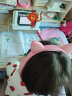 萌可儿 猫耳朵无线蓝牙耳机头戴式可爱猫爪猫咪发光有线儿童上网课耳机女生学生儿童送孩子女儿生日礼物 粉白色（3岁-16岁） 蓝牙和插线两用 实拍图