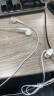 兰士顿 电脑耳机有线双插头双孔带麦克风 笔记本台式机电竞K歌游戏直播语音二合一 V6双插头-2M白色 实拍图