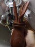 美斯尼 茶道六君子功夫茶具配件实木竹木茶艺茶道组合茶盘摆件 花梨木 实拍图