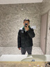 啄木鸟羽绒服男短款冬季2025新款男士外套立领时尚潮流休闲保暖防寒衣服 黑色 XL (建议135-150斤) 实拍图