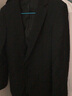 HAIPAIHAOYU 西服套装男修身西装商务正装面试职业装新郎结婚礼服伴郎服 1612黑色一扣 L (170) 推荐100-110斤 实拍图