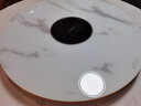 康佳（KONKA）康佳电陶炉火锅暖菜板饭菜保温板家用热菜板圆形可旋转智能餐桌加热神器 90CM【电陶炉火锅款】白色大理石纹+电动旋转 实拍图
