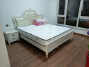梦美斯宣 床 欧式床双人床主卧简约公主皮床1.8米实木床婚床 1623 配套床头柜 实拍图