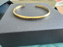 丹尼尔惠灵顿（DanielWellington）dw手镯男女 经典开口情侣手镯时尚饰品 生日礼物送女友 流光金大号DW00400074 实拍图